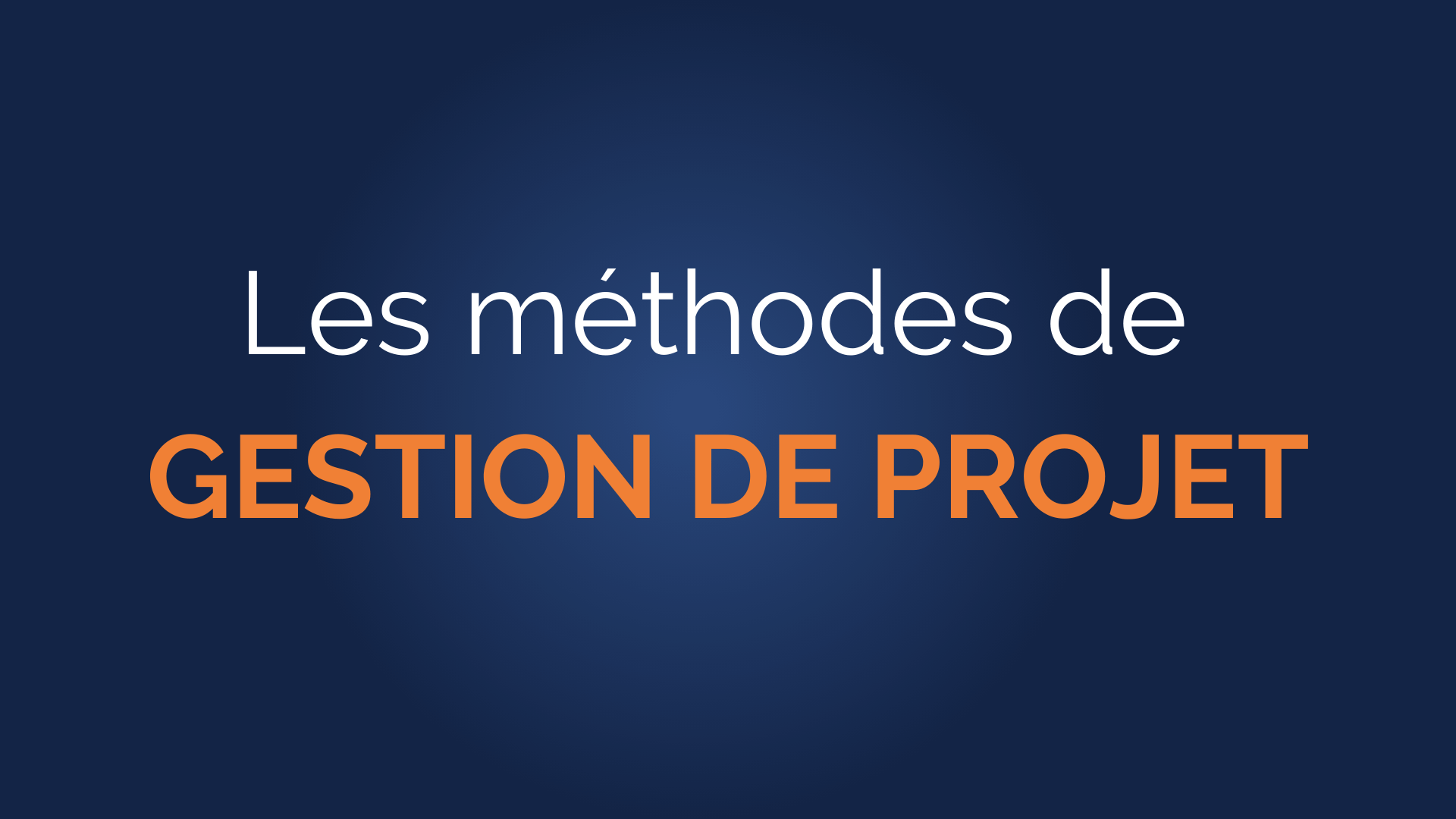 Méthode de gestion de projet