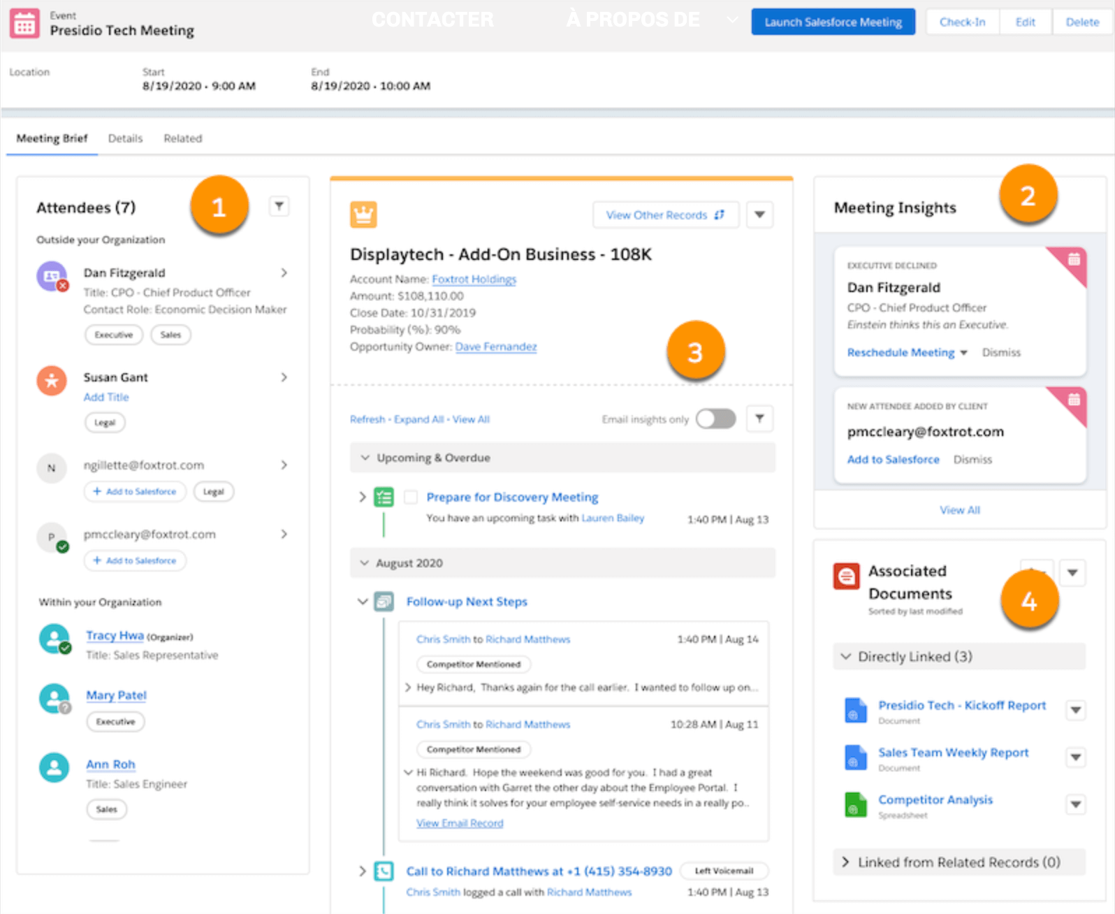 Interface Salesforce Meeting Interface Salesforce Meeting