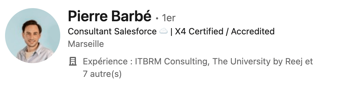 Pierre Barbé - Formateur certifié Salesforce Pierre Barbé - Formateur certifié Salesforce