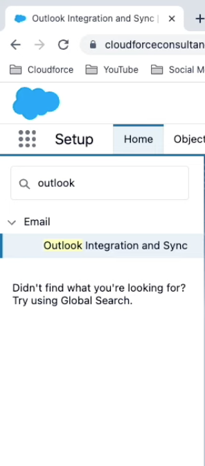 Outlook integration and sync